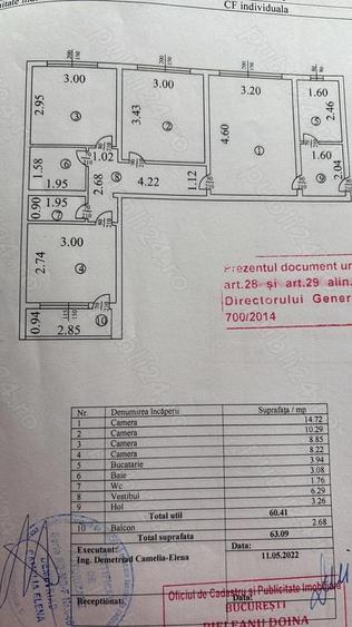 Proprietar vand in Militari str. Apusului, apartament 4 camere confort 2 - 1