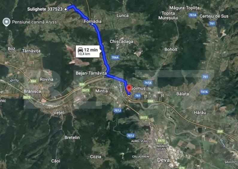 Teren intravilan de vanzare, 2962 mp, zona Sulighete, Deva - 7