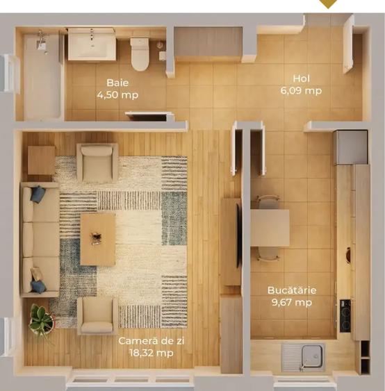 Garsoniera Finalizata - 1