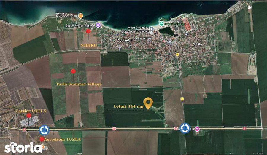 Avans 500 euro - Teren de investitie la Mare! Statiunea Costinesti 444 - 5