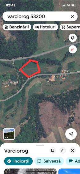 Vand teren 4200 mp ideal pt casa de vacanta in Varciorog - 5