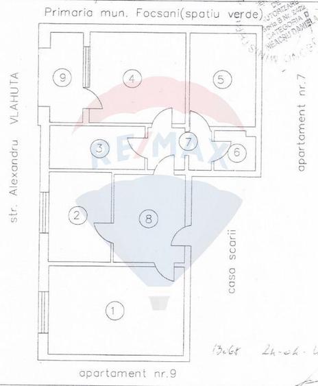 Apartament cu 3 camere str. Alexandru Vlahuta - 10