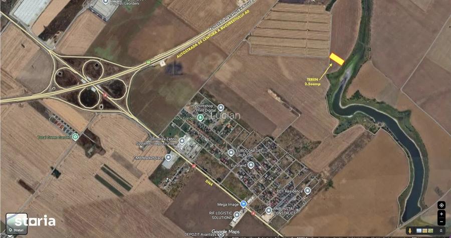 25oomp intravilan iesire lac spate Alegria Residence 2500mp DN4. Rate!