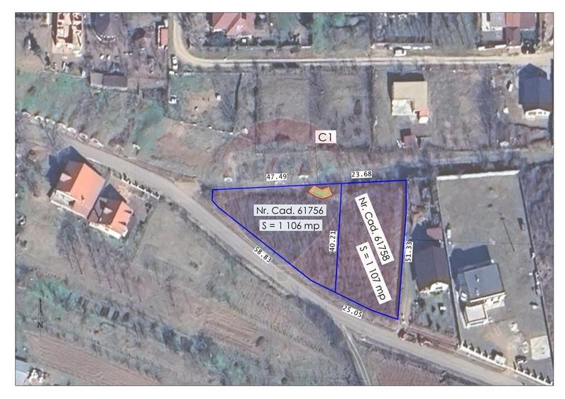 Teren intravilan de vânzare, 1107 mp –Paleu, județul Bihor - 1