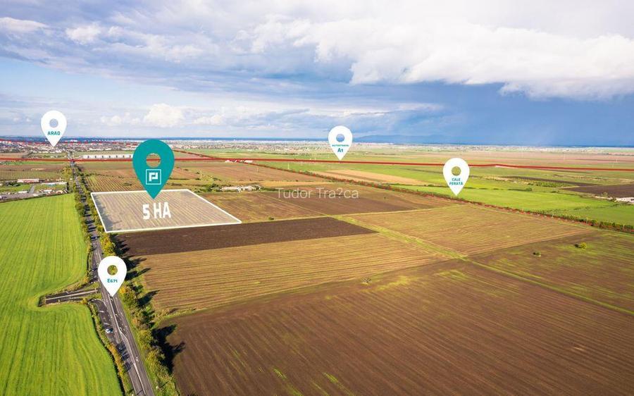 Teren de 50000 mp in Arad