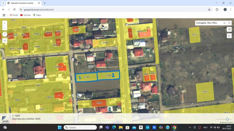 Vand doua terenuri intravilane in Ciorogarla - 2