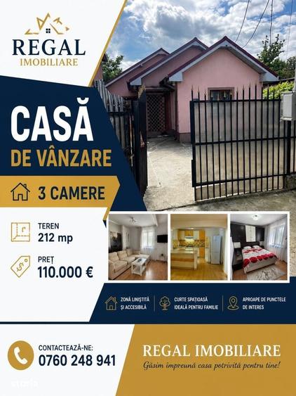 Casă cu 3 camere în 23 August