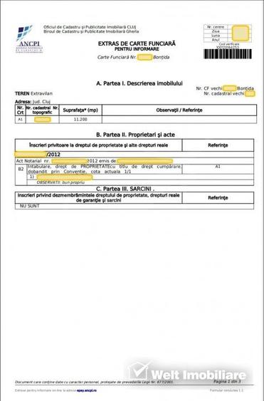 Teren 11200 mp in Rascruci, liber de sarcini, cu potential industrial - 3
