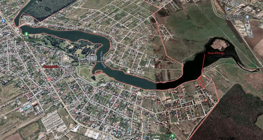 Teren dezvoltare 4763 pe malul Lacului Mogosoaia deschidere 40 metri - 10