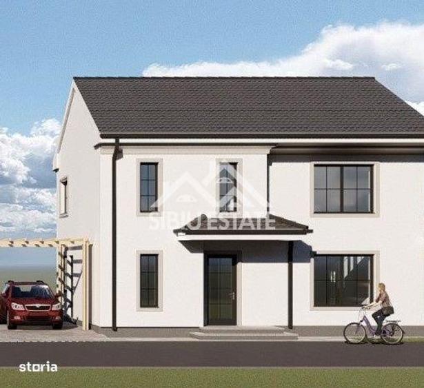 Casa 4 camere, 2 bai, curte si terasa Sibiu Calea Cisnadiei - 8