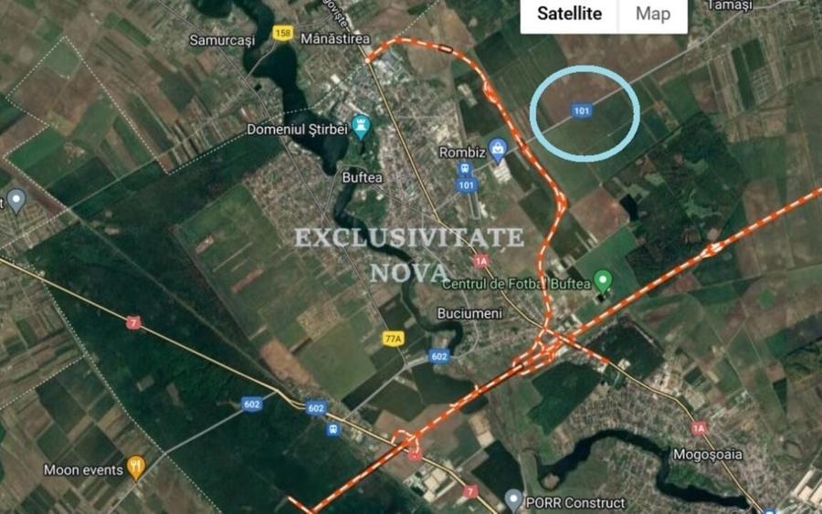 Vanzare teren Buftea TAMAS acces Autostrada A0 si Centura ocolitoare Buftea - 1