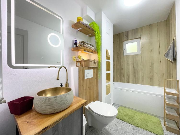 Apartament cu 2 camere semidecomandat, mobilat în Girocului