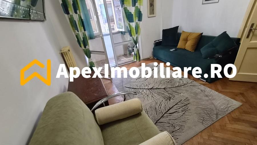 Apartament cu 2 camere semidecomandat, mobilat în Cișmigiu