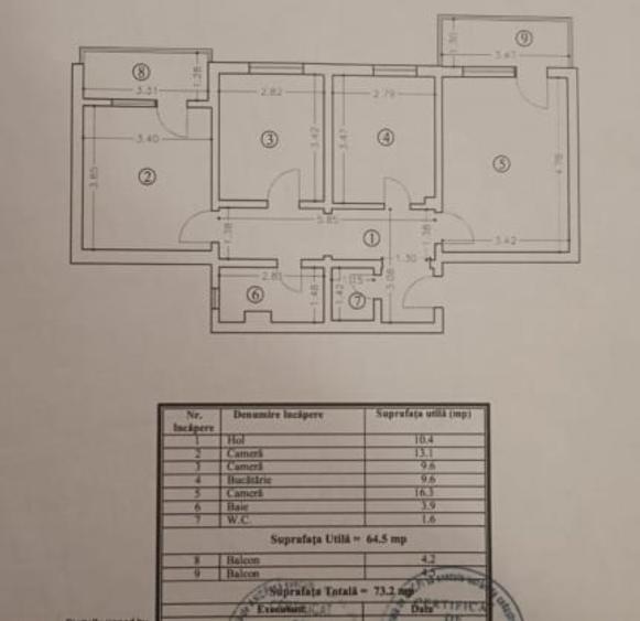 Apartament 3 camere - zona Faleza Nord - 7