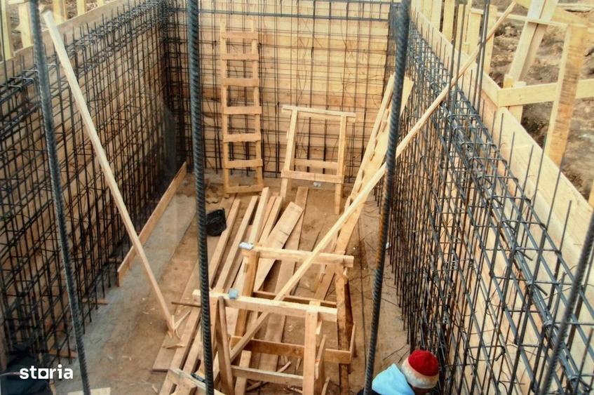 Veterani , teren cu temelie si proiect tip duplex - 5