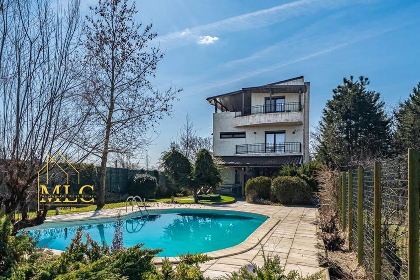 Vilă spectaculoasă cu deschidere la lac Snagov | Piscină | Teren tenis | Gruiu - 1