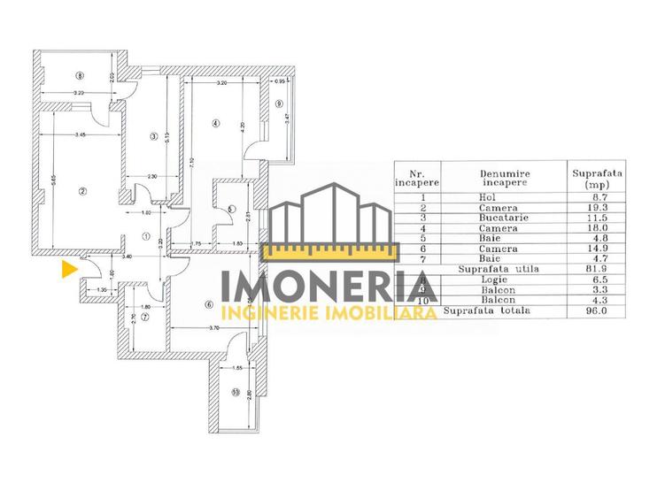 3 camere decomandat-0% comision-1 km metrou 1 Dec-optional parcare/box - 18