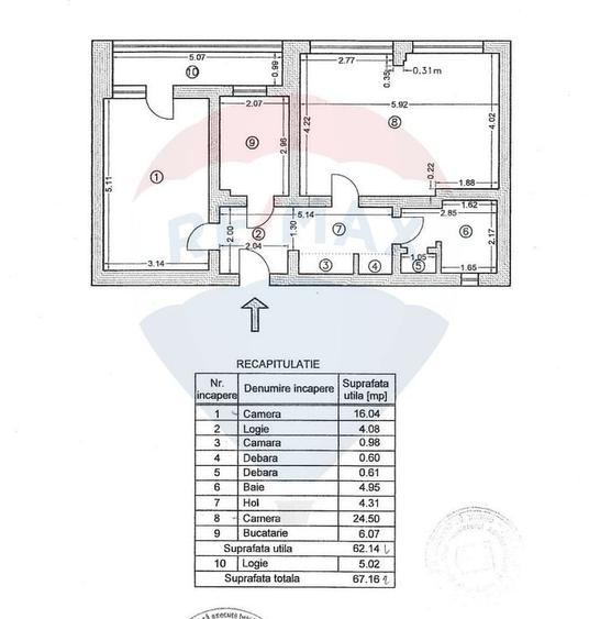 Apartament cu 2 camere decomandat de vanzare in zona Muncii Basarabia - 6