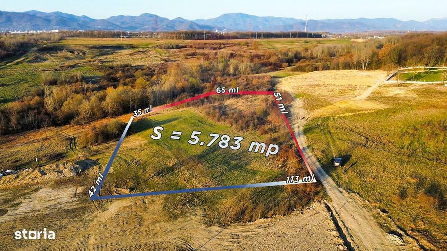 Teren 5783 mp Satu Nou de Jos / Strada Principala - 5