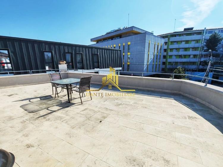 2 camere, mobilat modern, terasa 30 mp, parcare, Zorilor, Sigma, UMF - 8