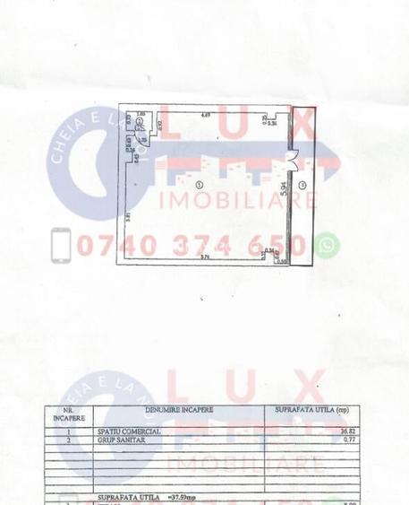 ID 8267 DE INCHIRIAT - Spa?iu comercial ULTRACENTRAL ID 8267 DE INCHIRIAT - Spa?iu comercial ULTRACENTRAL