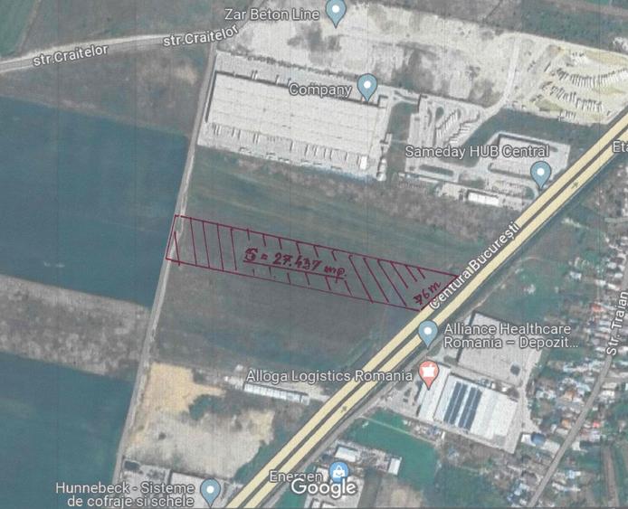 Vânzare 27.437mp Teren Construcții Intravilan, Șoseaua De Centura, Vizavi De Sam - 2