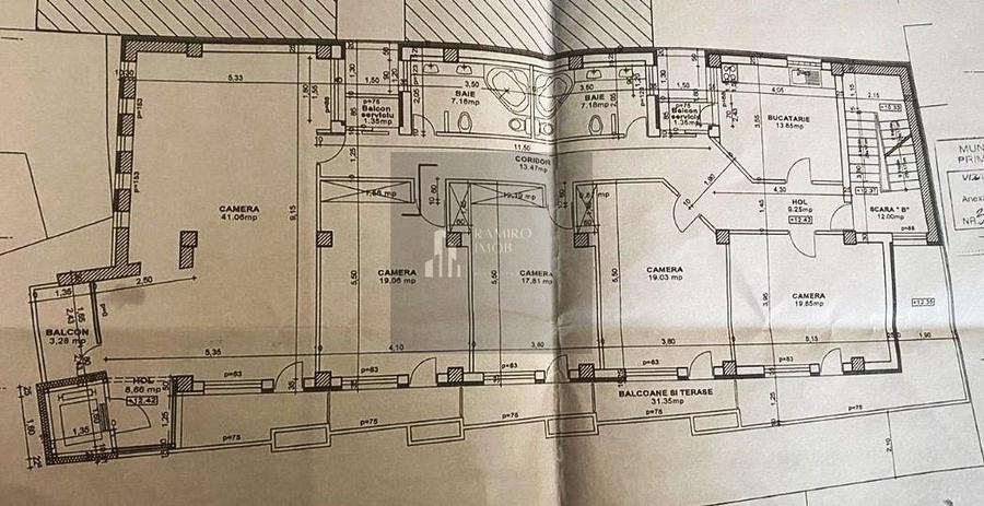 Apartament 5camere 220mp +terasa 210mp Unirii -Pasaj Marasesti -an2009 - 4