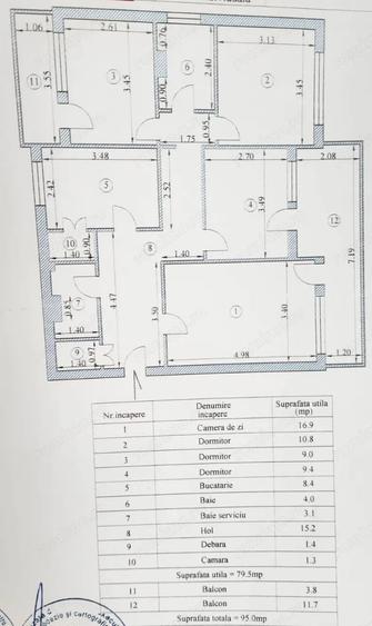 Apartament 4 camere Garii, 80 mp, bloc 1980 - 9