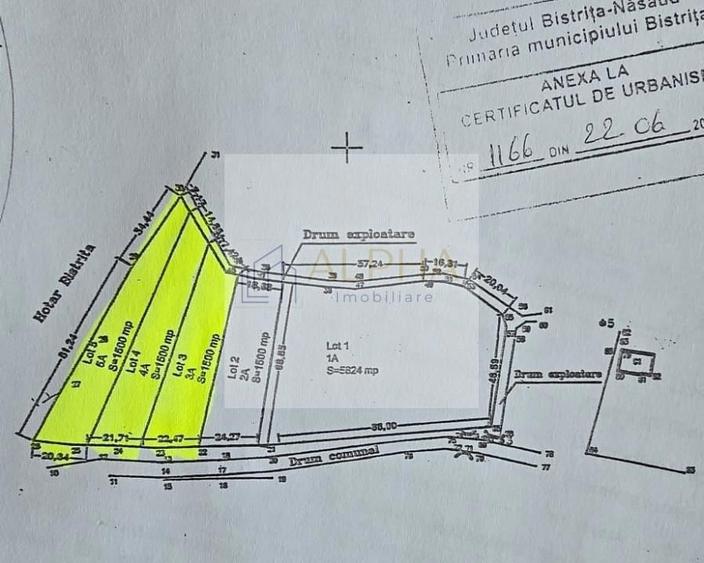 Teren Intravilan la Intrare in Ghinda - 3 parcele de cate 15 arii - 1