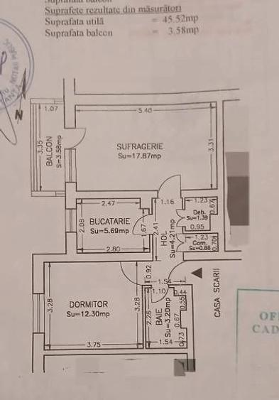 Apartament cu 2 camere decomandat, mobilat în Km 4