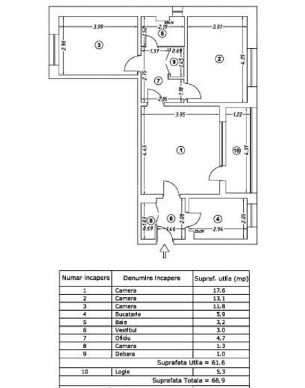 Apartament 3 camere —Colentina / Obor — 7 min metrou