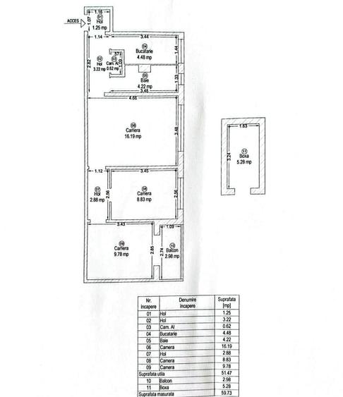 80000 euro!!!  Apartament 3 camere, centrala, Gheorghe Lazar - 9