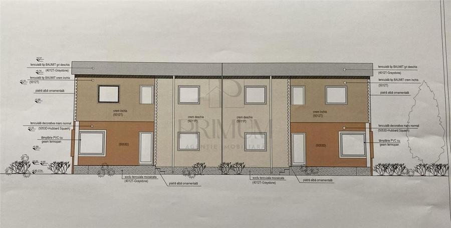 Sacalaz - Zona excelenta - Duplex spatios - 5 camere - P+1 - Locuri de parcare i - 2