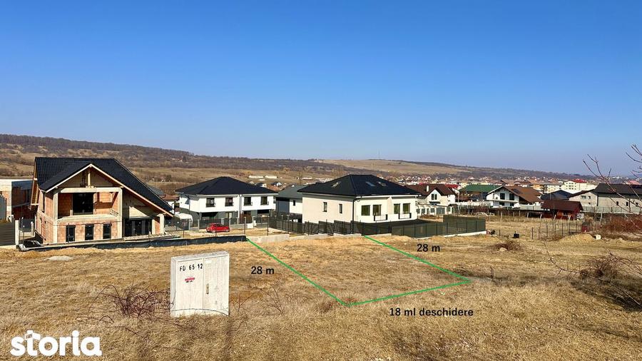 Teren de Casa in Cisnadie (Strada Rozdesti), 500 mp, 18 m deschidere! - 3