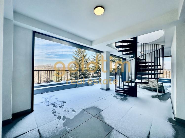 Penthouse spectaculos Iancu Nicolae–155 mp,terasă panoramică 194 mp, design unic - 11