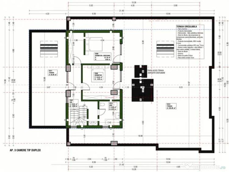 Apartament 4 camere tip duplex, Tomis Nord - 12