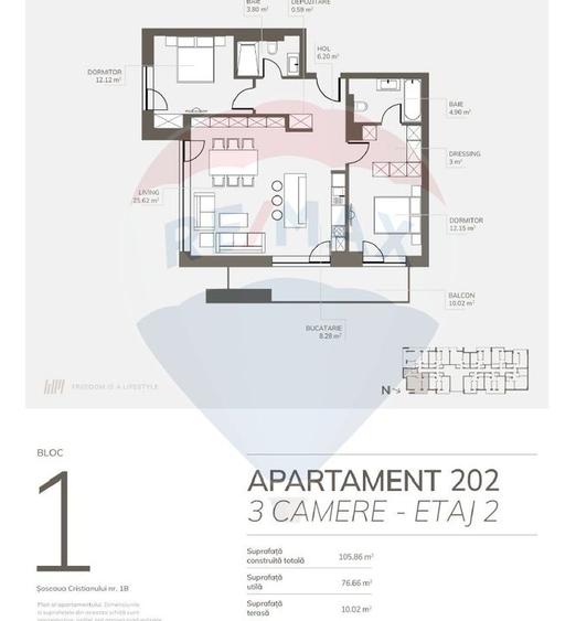 Apartament 3 camere open-space, 2 bai | Welmont by ROKMAN - 6
