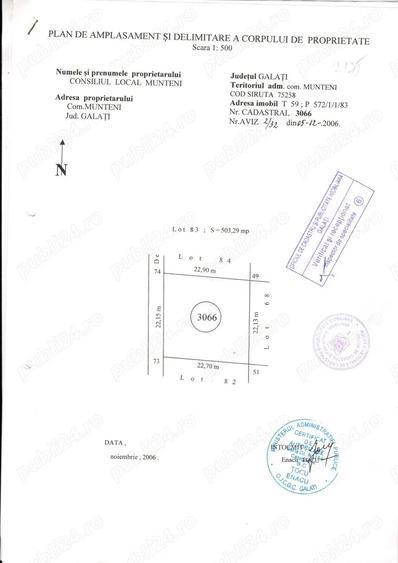 Casa la rosu cu 1000 mp teren in com Munteni, parter ?i mansarda - 13
