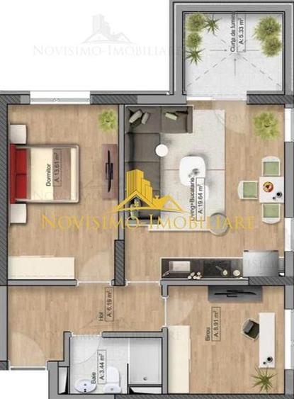 APARTAMENT CU 3 CAMERE IN ZONA SEMICENTRALA - 7