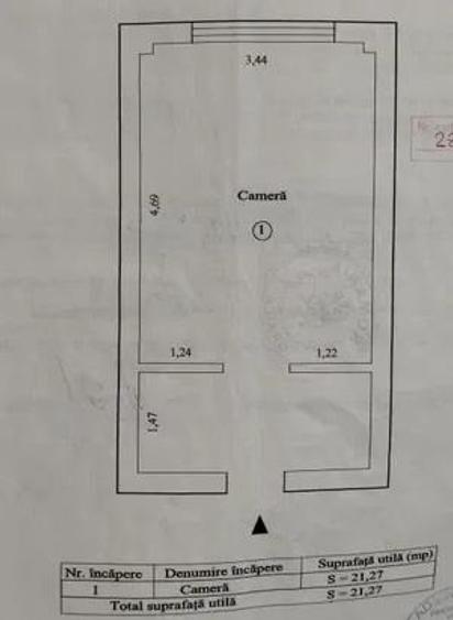 Zona buna! Garsoniera Bariera, etaj 3, 22 mp - 6