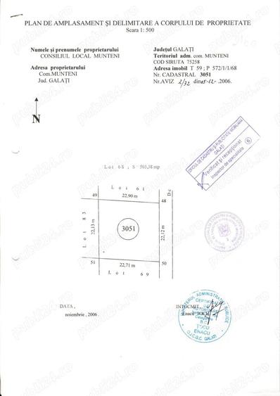 Casa la rosu cu 1000 mp teren in com Munteni, parter ?i mansarda - 18
