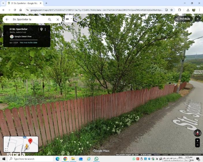 Teren 704 mp Breazu – asfalt + utilități – priveliște spre pădure – ideal casă - 14