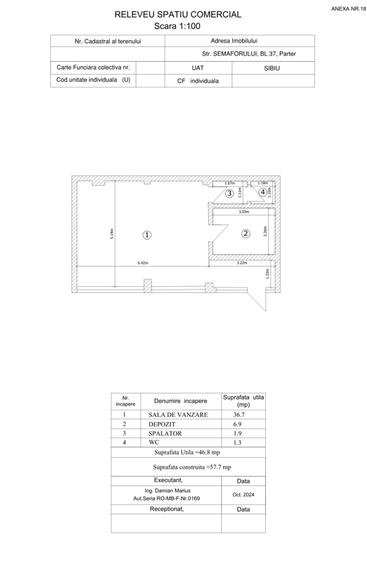 Spatiu Comercial de inchiriat Sibiu, str. Semeforului nr. 37, Pret Negociabil - 4