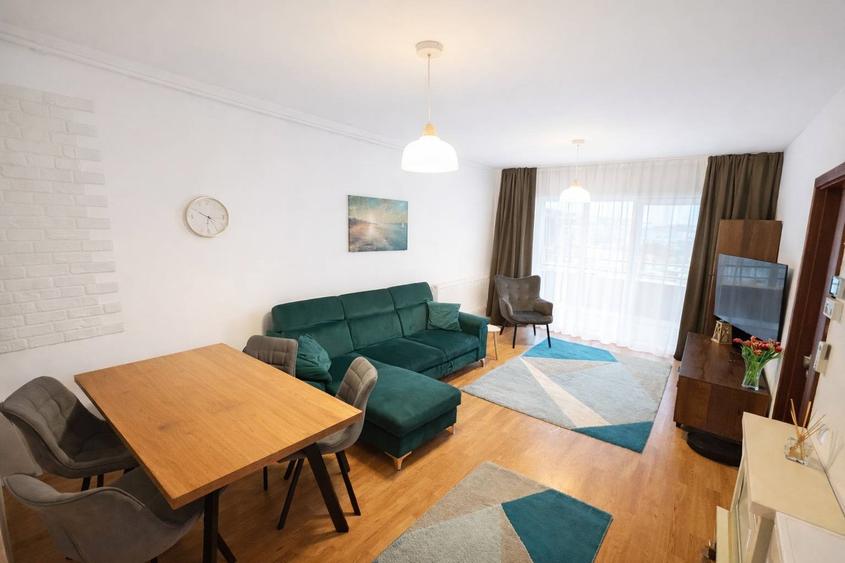 Apartament nou cu 2 camere decomandate, 52mp, finisat modern, mobilat si utilat - 1