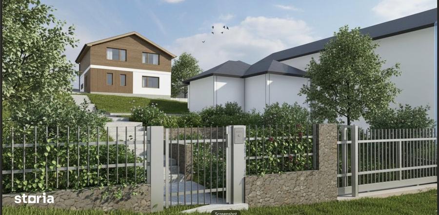 Teren intravilan 3000mp utilitati,proiect aprobat,vedere oras & Castel - 4