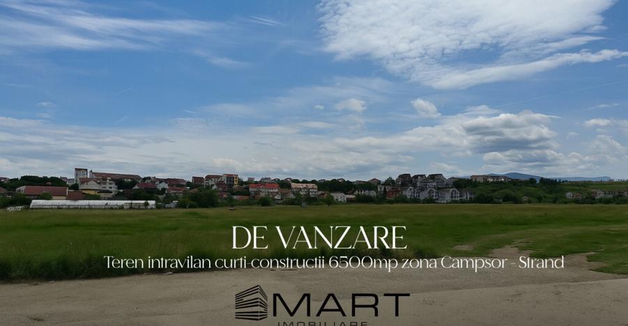 Teren intravilan 6500mp la drumul principal Campsor - Strand - 1