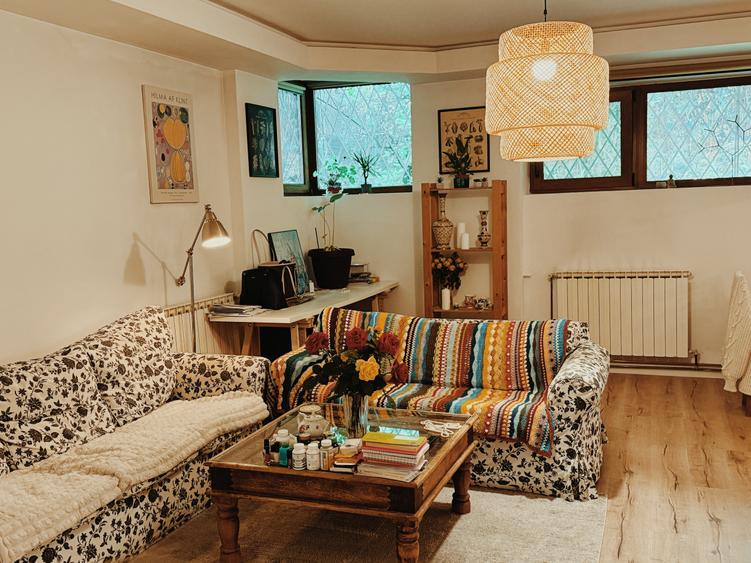 Apartament 2 camere Floreasca zona parc Verdi demisol bloc 2001 mobilat modern - 13