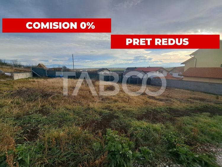 COMISION 0% Teren intravilan 464mp utilitati pe teren Sura Mare Sibiu - 1