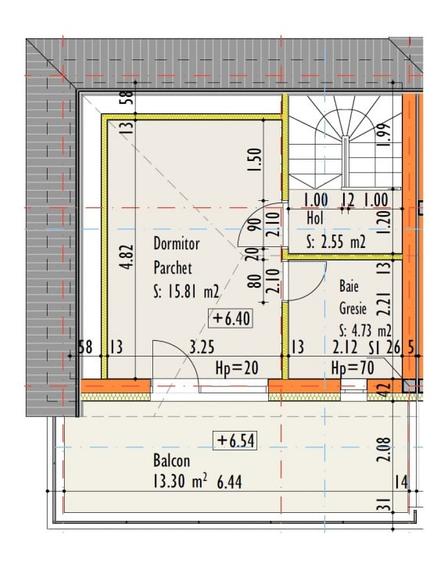 Casa cuplata, 168 mp utili, teren 200 mp – Dambul-Rotund - 7