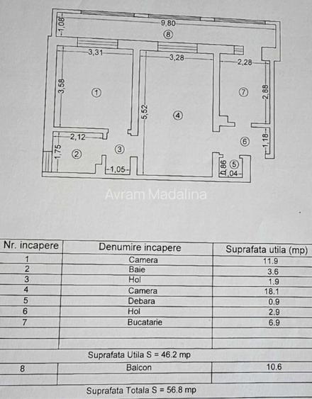 City_apartament 2camere,57mp,pret 82.500E City_apartament 2camere,57mp,pret 82.500E